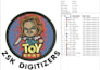 do professional embroidery digitizing into dst pes in 1 hour